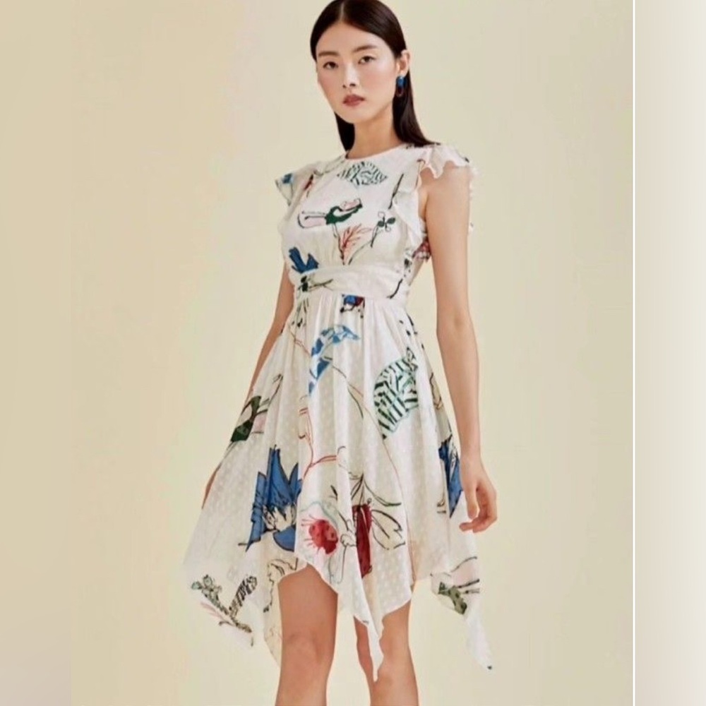 Love Bonito Lenox Dobbie Dot Dress Size 10